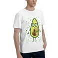 thumbnail image 2 of Bingfone Avocado With Glasses Men'S Loose Fit Short-Sleeve Pocket T-Shirt, 2 of 7