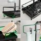 thumbnail image 2 of Organizador de fregadero de cocina grande soporte de esponja fregadero caddy toallero estante de drenaje, 2 of 10