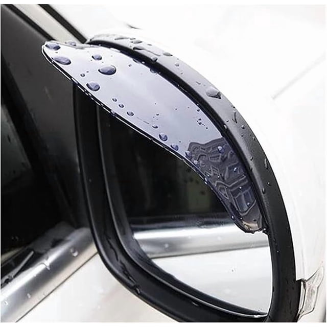 jfqm 2Pcs Fit for Car Rearview Mirror Rain Eyebrow Auto Car Rear View Side Rain Snow Guard Sun Visor Shade Protector (Color : B)