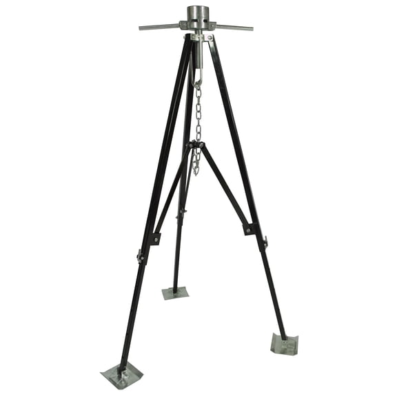 Ultra-Fab Ultra-Adjustable King Pin Tripod Stabilizer, Fits Fifth Wheel RVs, 33"–62" Height, Heavy-Duty Steel, 1,200 lb Capacity, 19-950600