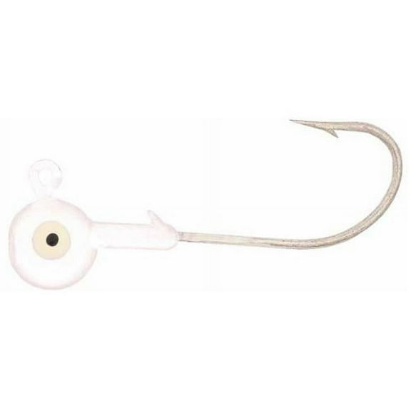 H&H Cocahoe Jig Head 3/8 White 10 Per Pack C3810-02