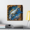 thumbnail image 4 of Walleye in Moonlight - Canvas, 4 of 10