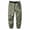 Green, variant on cfhntfmh Mens Casual Cargo Pants Elastic Waisted Joggers Baggy Outdoor Hiking Work Pants with Pockets (Khaki,XX-Small)