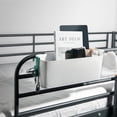 thumbnail image 4 of Organizador colgante para cama Crowdstar Caddy, blanco, 4 of 8