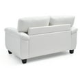 thumbnail image 6 of Glory Furniture Gallant Faux Leather Loveseat in White, 6 of 6