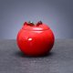 thumbnail image 2 of Tarro de cerámica para cocina, recipiente tradicional con forma de manzana para guardar té, tarro decorativo de cerámica con tapa, bote para cocina, decoración del hogar, 2 of 8