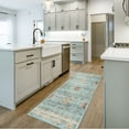 thumbnail image 5 of Crystal Print Tanis Traditional Moroccan Sage Non-Slip Washable Indoor Area Rug, 2x6 Runner, 5 of 9