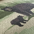 thumbnail image 3 of Twin Quilt - Birch Bear by Donna Sharp - Lodge Quilt with Bear and Forest Pattern - Machine Washable, 3 of 3