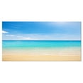 thumbnail image 2 of Impression sur Toile Photo de Plage Tropicale Bleu Vif - Bord de Mer, 2 of 3