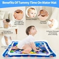 thumbnail image 7 of Inflatable Tummy Time Mat,BUSATIA Premium Baby Water Play Mat for Infants and Toddlers Baby Toys for 3 to 24 Months,Fun Activity Center Play Mat Gift for Boy & Girl Early Sensory, 7 of 7