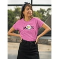 thumbnail image 2 of Amour Yellow Daisy T-Shirt Women -Image by Shutterstock, Female 3X-Large, 2 of 4