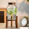 thumbnail image 6 of Fiocias Beverage Dispenser Stand Beverage Jar Holder Convenient Sturdy Multipurpose Wood 6.3inch, 6 of 8