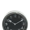 thumbnail image 6 of DecMode 7" Multi Colored Stainless Steel Clock with Black Clock Faces, Set of 2, 6 of 11