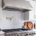 thumbnail image 4 of Akicon 42 Inch Range Hood Insert, Stainless Steel 8" Ducted Insert/Built-in Kitchen Vent Hood with 1200 CFM Suction, Dimmable LED Lights and Dishwasher Safe Filters, 4-Speed-Warm White, 4 of 8