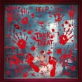 thumbnail image 6 of Sinyiin 8 Sheets Horror Bloody Footprint Static Decal Horror Party Decorations No Residues, 6 of 18