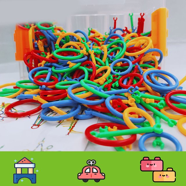 Set de rompecabezas 3D, juguetes DIY, ingeniería de construcción para niña y niño, 672 Uds.
