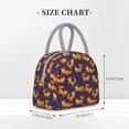 thumbnail image 2 of Disketp Stars and Fox Cute Bolsa Térmica para Almuerzo, Lonchera con Abertura Amplia y Gran Capacidad, Organizador Reutilizable para Mujeres, Hombres y Adultos, 2 of 6