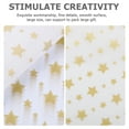 thumbnail image 2 of 2 Pieces Wrapping Paper Metallic Tissue Cellophane Flower Bouquet Child Golden, 2 of 8