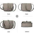 thumbnail image 2 of Kwuty Crossbody Bags for Women,Small Saddle Purse and Boho Cross Body Handbags,Vegan Leather, 2 of 5