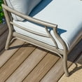 thumbnail image 4 of Ulax Furniture Outdoor/Indoor Aluminum Patio Loveseat 2 Person Bench Outdoor Sofa Chair with Olefin Cushions, 4 of 7