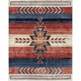 thumbnail image 2 of Well Woven Dustin Crimson Southwestern Medallion 8x10 (7'10" x 9'10") Area Rug, 2 of 8