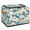 Multicolor 3, variant on CURLYOOT Geometric Boho Flower Storage Bin with Zipper Lid, Fabric Storage Basket with Handles, Decorative Foldable Storages Box Clothes Organizer for Closet, Shelf