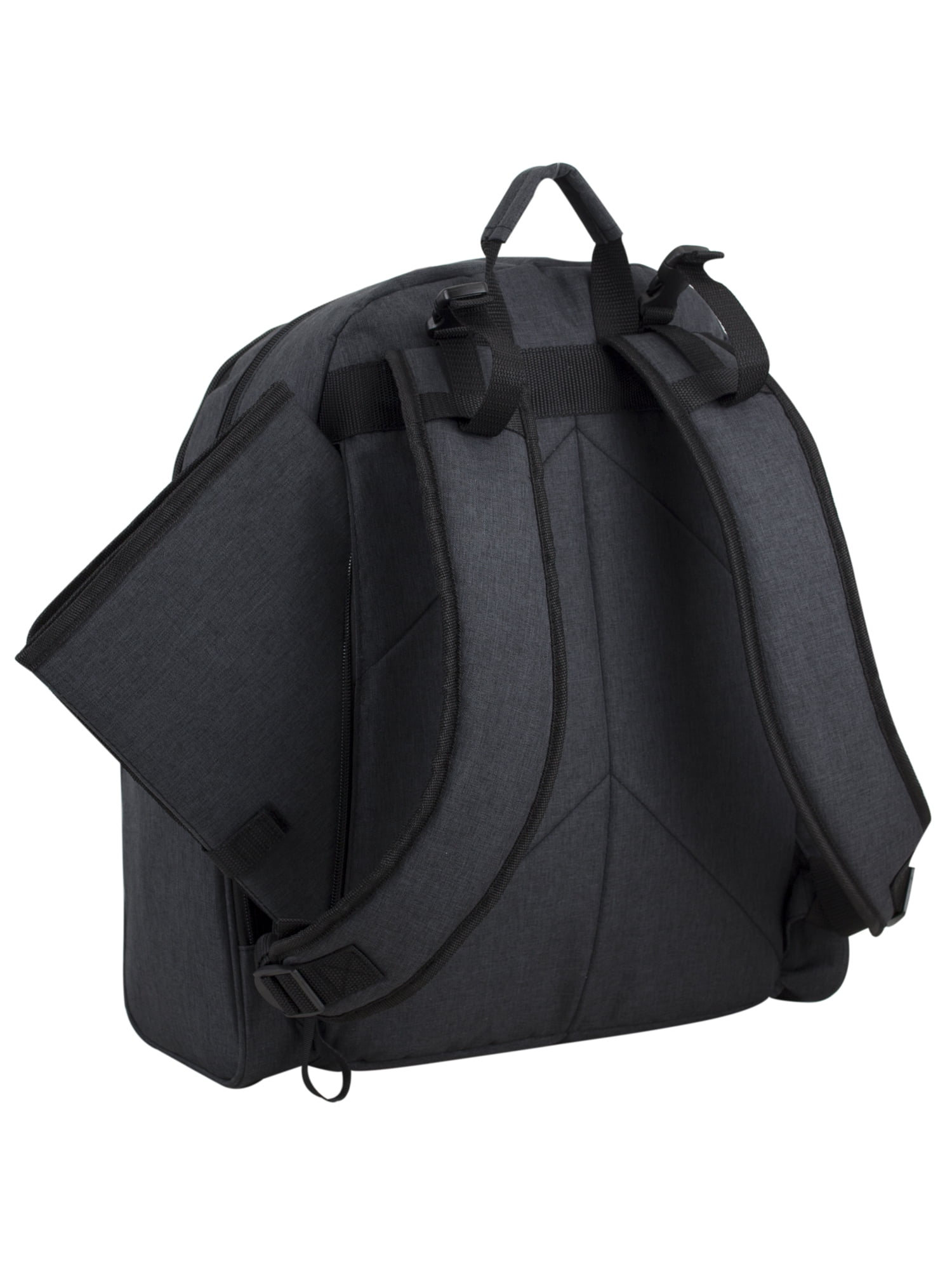 Eastsport Multi-Function Bond St. Large Diaper Backpack with Changing Pad, Dark Grey