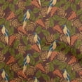 thumbnail image 1 of oneOone Cotton Poplin Carmine Red Fabric Tropical & Bird Diy Clothing Quilting Fabric Print Fabric By Yard 42 Inch Wide, 1 of 5