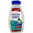 thumbnail image 2 of 6 Pack - Leader Antacid Ultra Strength Chewable, Fast Heartburn & Indigestion Relief, Acid Reflux, Upset Stomach, Calcium Carbonate 1000mg, Peppermint, 72 Count, 2 of 6