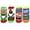Multicolor, variant on Jefferies Socks Boys Holiday Gnome Monster Stripe Fuzzy Slipper Socks 4 Pack