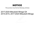 thumbnail image 2 of SIM Front Semi-Metallic Disc Brake Pads SIM-1731 for Car Mitsubishi Mirage G4, 2 of 8