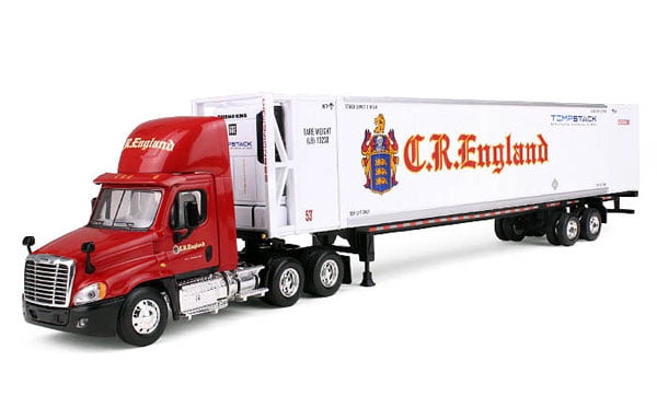 CR England Freightliner Cascadia Day Cab with 53' Refrigerated