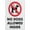 Warning Sign 1, variant on No Dogs Allowed Inside Reflective Aluminum Sign - 8"x12", Rust Free, Weather Resistant, Waterproof, Easy To Mount - Home, Restaurant, Café, Retail Store
