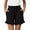 Black, variant on TEMOFON Summer Shorts for Women Elastic Waist Casual Shorts with Pocket Comfy Solid Color Black Pleated L