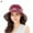 Purplish Red, variant on Cheers Women Summer Beach Travel Bowknot Wide Brim Sun Hat Reversible Foldable Cap