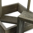 thumbnail image 5 of Ekena Millwork Set of 3, Square, Open Back, Vintage Farmhouse Shadow Box Shelves, Barnwood Decor Collection, Reclaimed Grey, 5 of 12