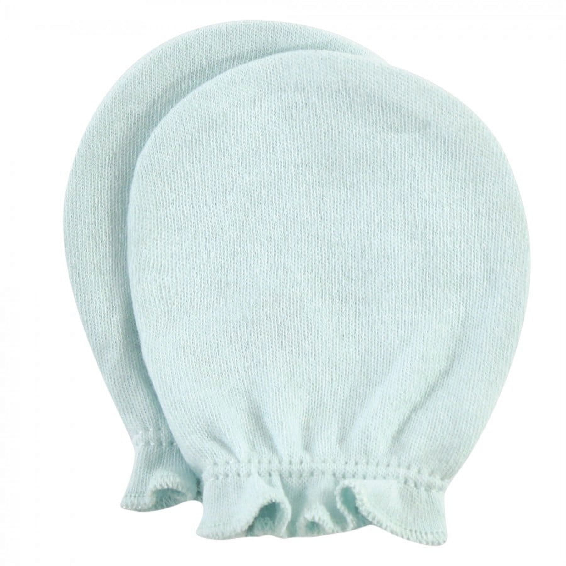 Hudson Baby Infant Girl Cotton Scratch Mittens, Enchanted