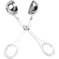 thumbnail image 7 of Gseagtia Meatball Scoop Ball Maker, 2PC Stainless Steel Meat Baller Tongs, Cake Pop Maker Meatball Maker Melon Baller Cookie Scoop Cake Rice Dough Ice Tongs for Kitchen Tools,, 7 of 7