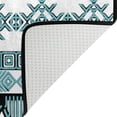 thumbnail image 5 of Dreamtimes Nordic Ethnic Geometric Non-Slip Area Rug 72"x48", Blue White Chevron Soft Non Slip Washable Floor Mats for Indoor Front Porch,Living Room, Bedroom,Kitchen, 5 of 7