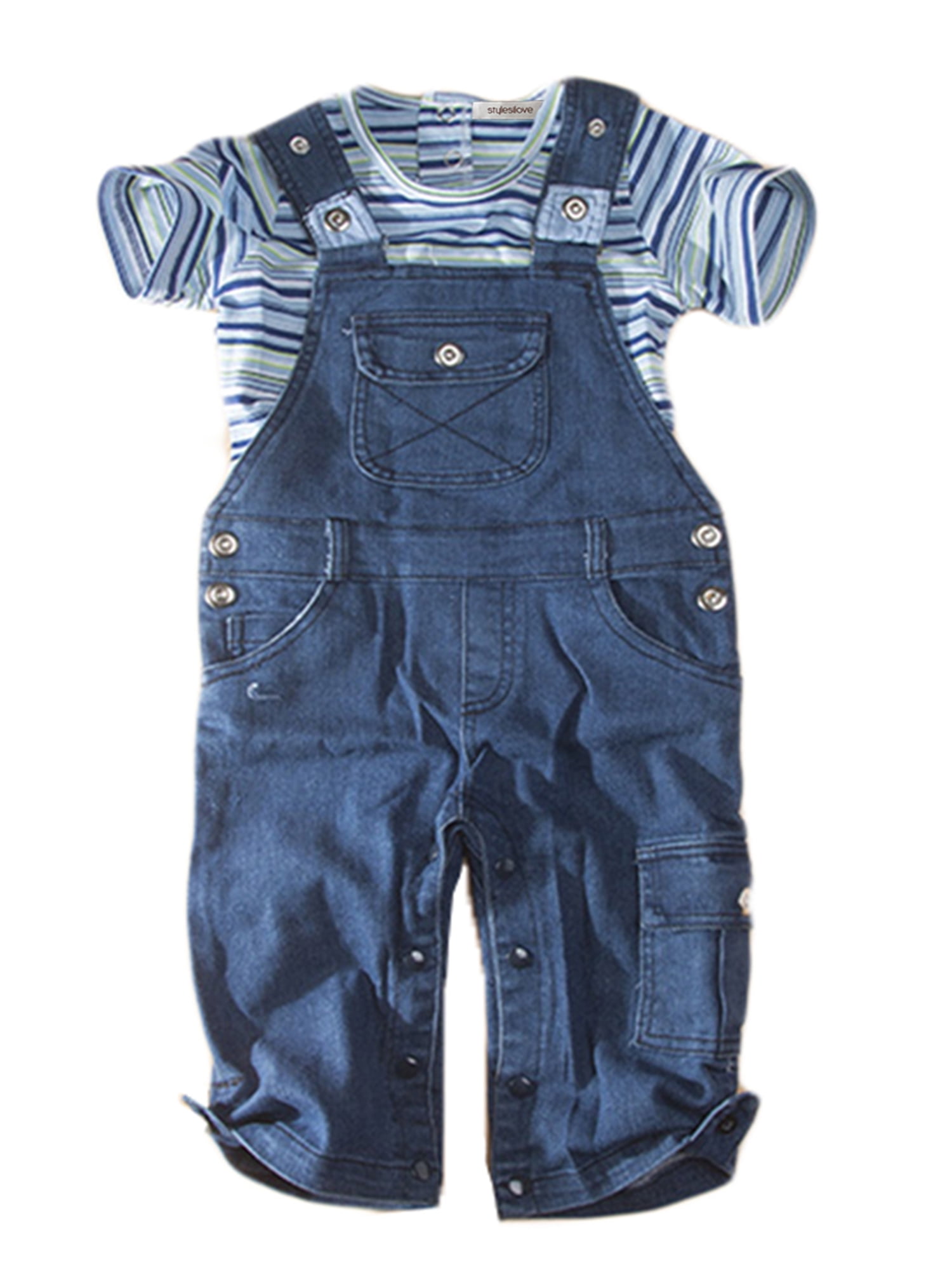 blue jean overalls walmart