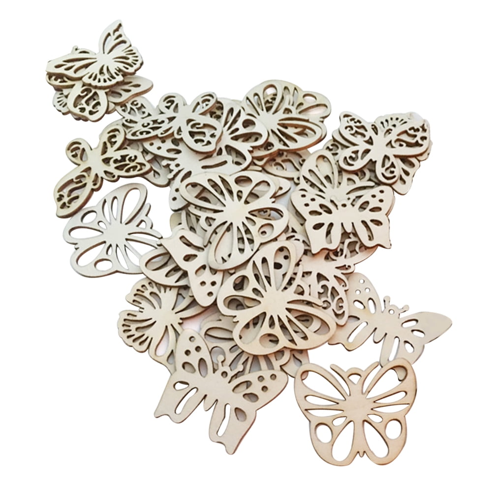 Wood Wooden Shapes Crafts Craft Paint Cutouts Slices Ornaments Tag Gift