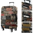 thumbnail image 6 of Travel Luggage Cover Suitcase Protector Fits 18-32 Inch Luggage Wheel Covers Patterned Travel Related Items Flower Luggage Protector Elastic Luggage Anti-scratch Suitcase Cover XL, 6 of 6