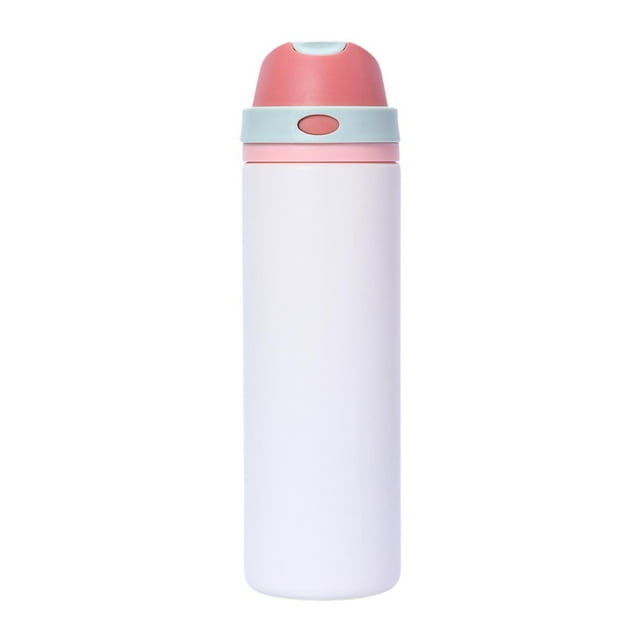 Botella de agua térmica de acero inoxidable, reutilizable, para camping, escuela, picnic, deportes, senderismo y actividades al aire libre. Boca ancha 750 ml