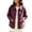 Purple, variant on Busydd Suede Jackets for Women with Pockets Fashion Solid Color Button Down Fall Jackets Casual Comfortable Long Sleeve Lapel Jackets