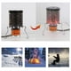 thumbnail image 3 of Mini Estufa Portátil de Acero Inoxidable para Acampar Al Aire Libre, con Cubierta Calefactora, para Tienda de Campaña, Tipo Casete., 3 of 6