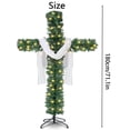 thumbnail image 3 of HLONK Foldable Christmas Tree Foldable Christmas Tree Pre-Lit Artificial Christmas Outdoor Staked Twinkling Christmas Trees with LED Light Easter Decorations, 3 of 4