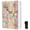 Orange, variant on Book Safe Lock Box, Hidden Book Safe with Combination for Traveling, Storing Money, Jewelry, And Passports, 7.2"x4.6"x2.2"