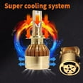 thumbnail image 7 of 2 Color LED Headlight H7 H4 Bulb For Car Auto 3000K Yellow White 12V Fog Light  H1 H11 H3 9005 9006 880 9012 Kit, 7 of 7