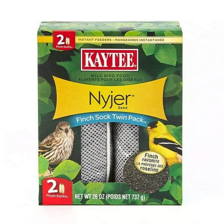 1 PC,Kaytee 100061954 Finch Sock Wild Bird Instant Feeder, Nyjer Seed, 26 Oz