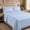 Blue, variant on 1500 Thread Count Egyptian Cotton Bed Sheet Set by Five Luxe Collection – Luxury Sateen Sheets with Elegant Hemstitch Design, Deep Pocket, Hotel Collection Bedding (Twin, Aqua Lune)